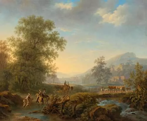 PIERRE-LOUIS DE LA RIVE — Paysage italien, 1810. — Koller Auktionen