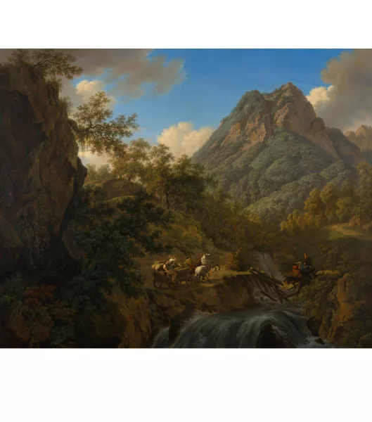 Pierre-Louis De la Rive — Vue du Torrent de Tréloup, près de Saint-Gingolph
