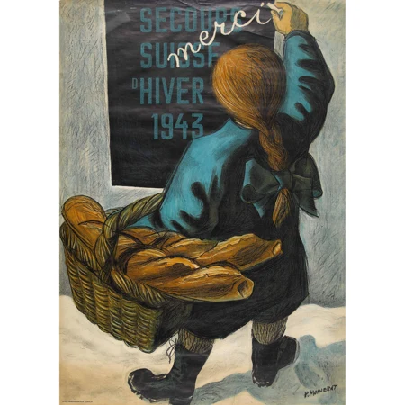 "Merci, Secours Suisse d'Hiver 1943"