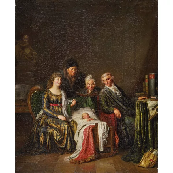 Pierre Nicolas Legrand — "Die Familie des Deutsch Lehenskommisär Franz Salomon Wyss".