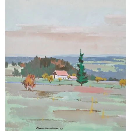 "Ferme franche-montagnarde à la petite forêt"