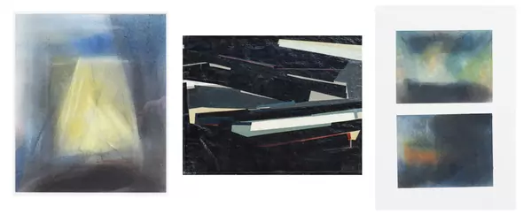 Pierre TERBOIS (1932-2006), ensemble de quatres œuvres, huile et pastel — DognyAuction