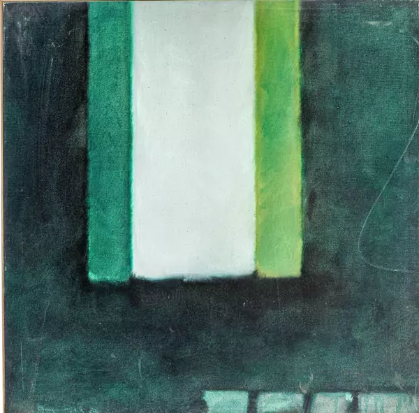 Pierre Haubensak (1935) — Gris, vert et noir, — Piguet Hôtel des Ventes