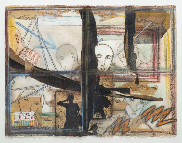 Pierrette Gonseth-Favre — Pierrette GONSETH-FAVRE (1943), "Ombres et lumières du Nord 1"