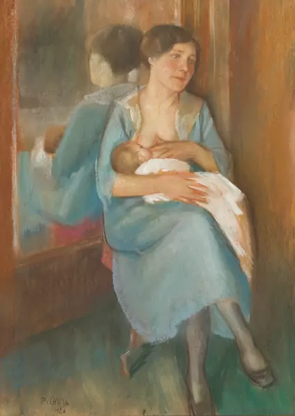 Pietro Chiesa — Stillende Mutter. 1920. — Schuler Auktionen