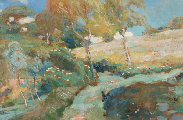 Pietro Chiesa — Studie einer Landschaft. — Schuler Auktionen