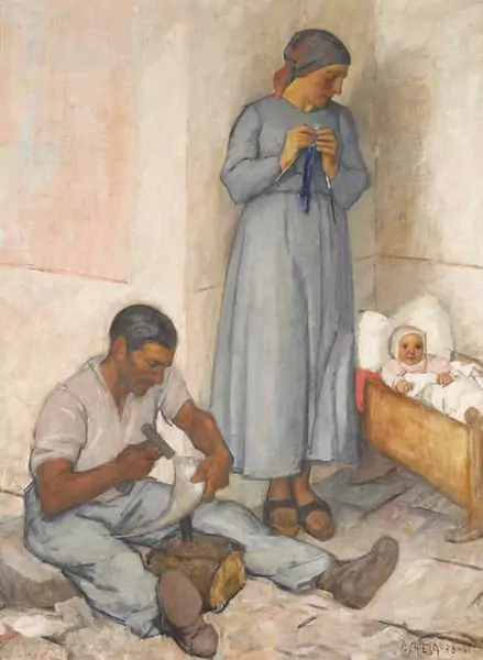 PIETRO CHIESA — La famiglia ticinese. 1938–41 — Koller Auktionen