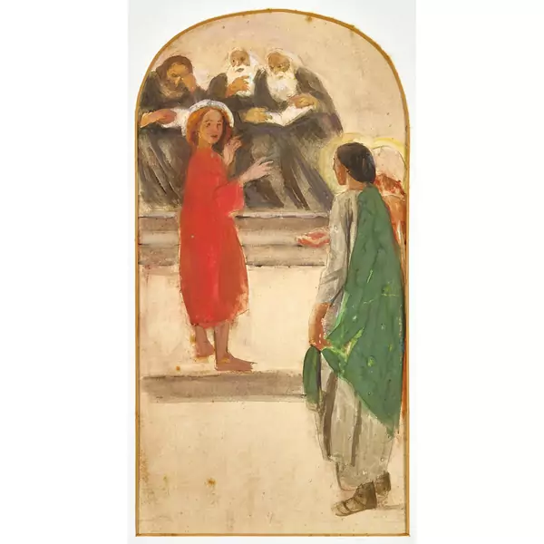 Jesus unter den Gelehrten im Tempel