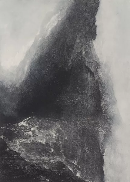 Pietro Sarto (1930), "Le Rhône au Bois de Finges" 1985-1986. — DognyAuction