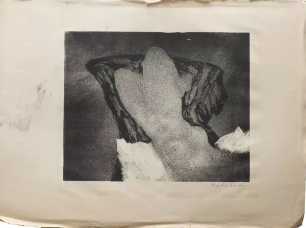 Pietro Sarto — Pietro SARTO (1930), 'Sans titre', lithographie noir et blanc