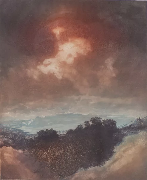 Pietro Sarto — Pietro SARTO (1930), "Terres Labourées II", héliogravure