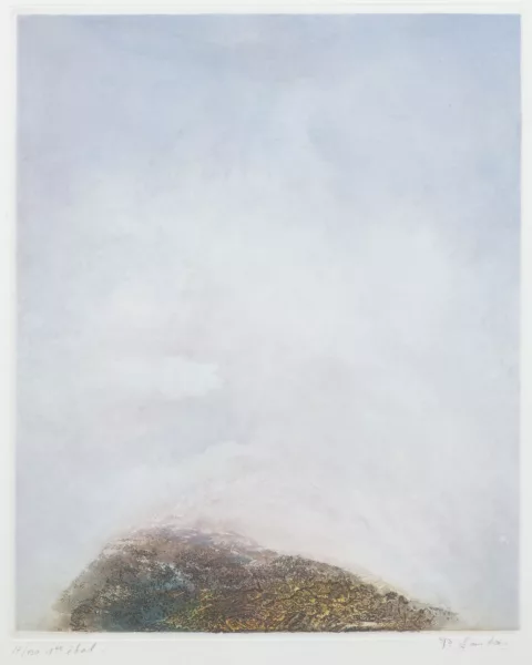 Pietro Sarto — Pietro SARTO (1930), Paysage, Estampe couleur