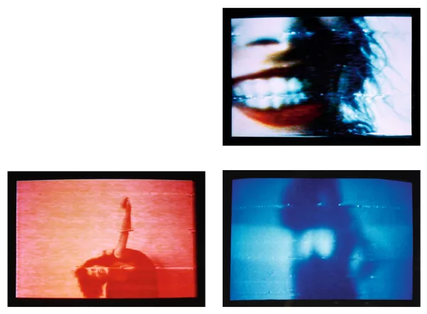 Pipilotti Rist — Videostills, aus "I'm Not The Girl Who Misses Much", 1986/95