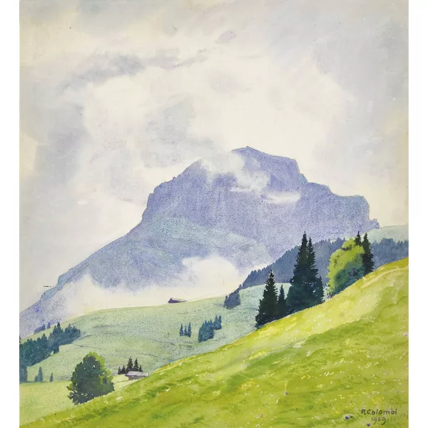 Plinio Colombi — "Auf der Axalp".
