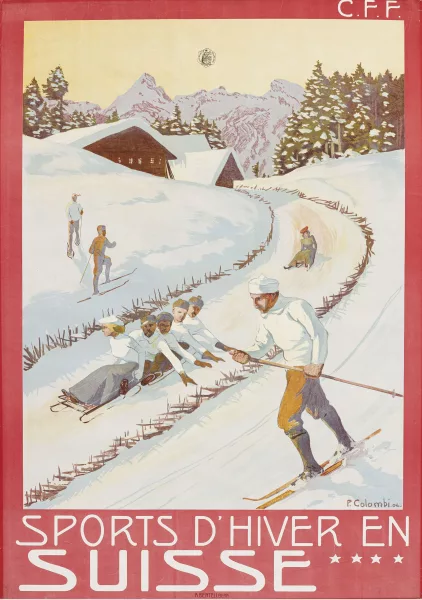 Plinio Colombi — Sports d'hiver en Suisse