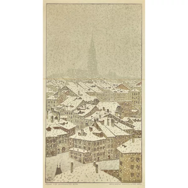 Plinio Colombi — Bern im Winter.