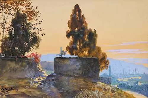 PLINIO COLOMBI — Der Ausblick. 1901. — Koller Auktionen