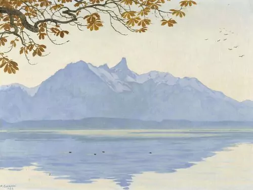 PLINIO COLOMBI — Seelandschaft. 1934. — Koller Auktionen
