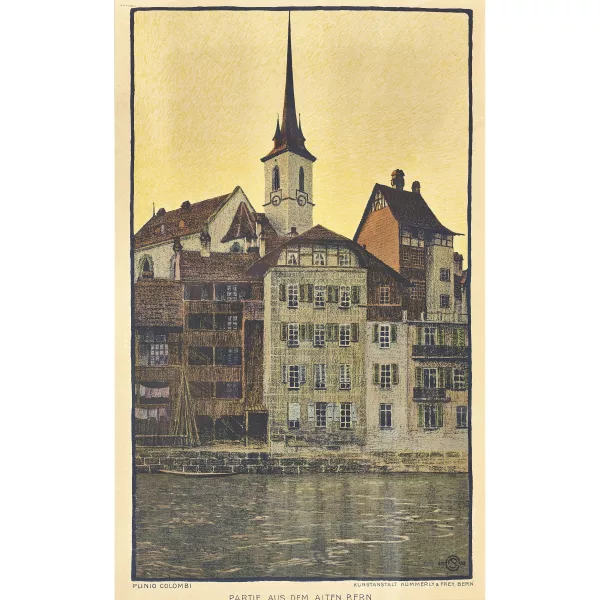 Plinio Colombi — "Partie aus dem Alten Bern".