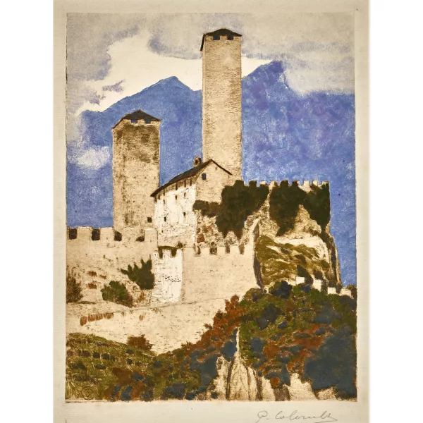 Plinio Colombi — Castelgrande in Bellinzona.