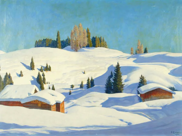 Plinio Colombi — Winterlandschaft, 1932