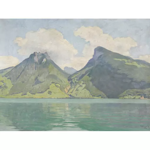 Thunersee mit Rothorn und Niederhorn