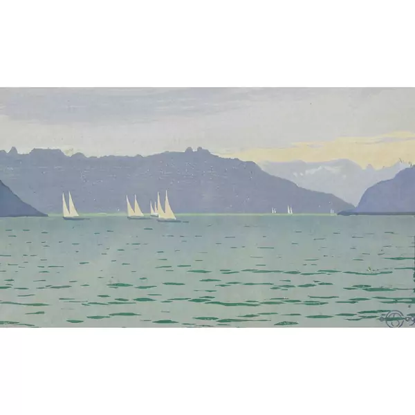 Vierwaldstättersee mit Segelbooten
