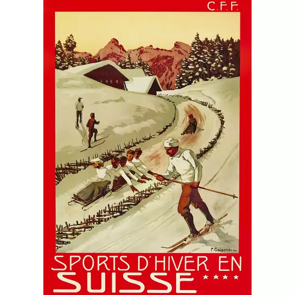 "Sport d′hiver en Suisse"