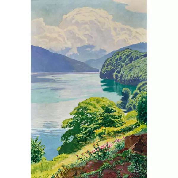 Sommerliche Ansicht des Thunersees