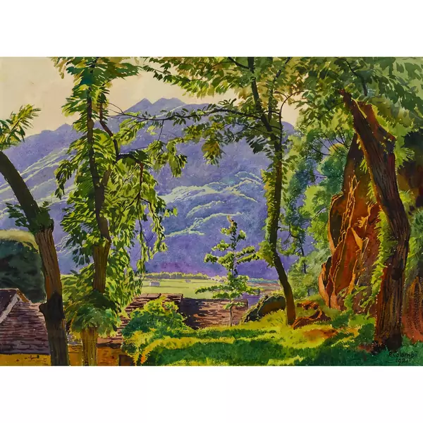 Sommerliche Berglandschaft