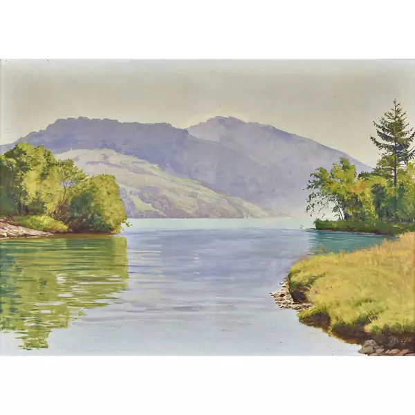 Thunersee mit Sigriswilergrat und Niederhorn