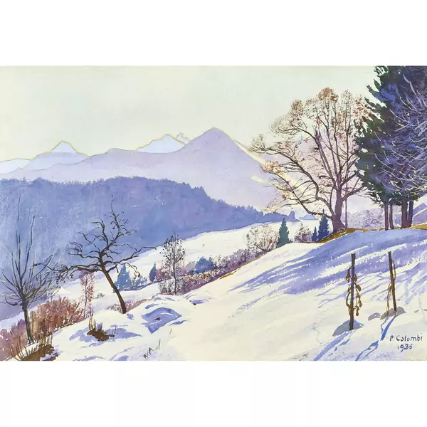 Sonnige Winterlandschaft