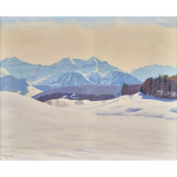 Winterlandschaft im Berner Oberland