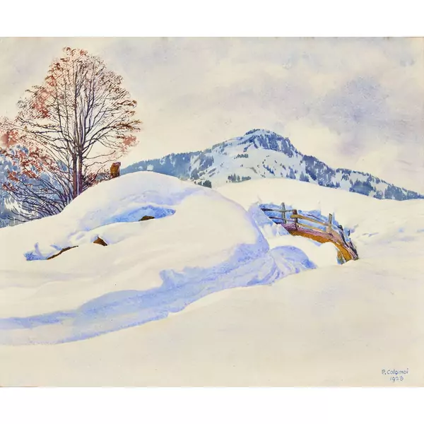 Sonnige Winterlandschaft