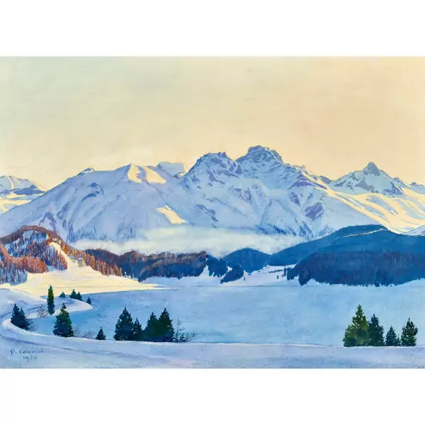 Engadiner Winterlandschaft
