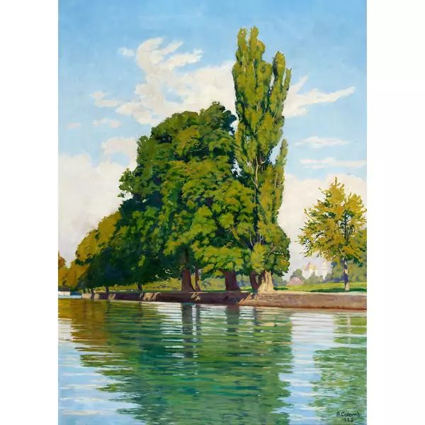 Sonniges Ufer am Thunersee