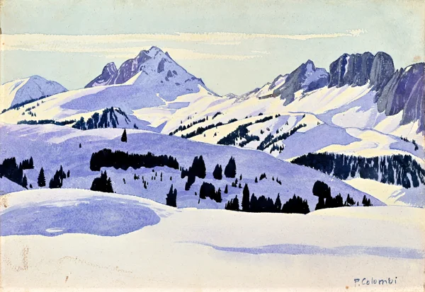 Plinio Colombi — Winterlandschaft