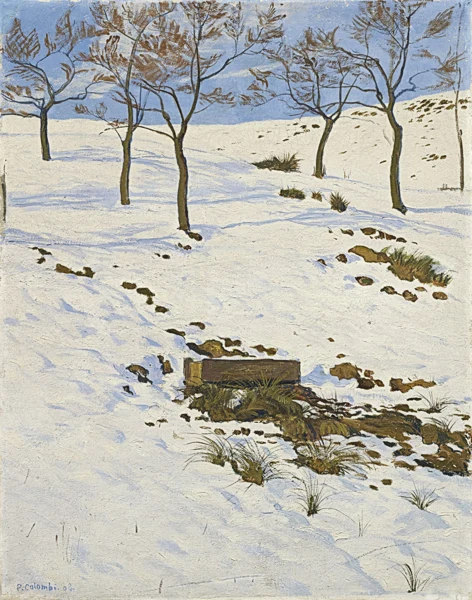 Plinio Colombi — Winterlandschaft, 1908
