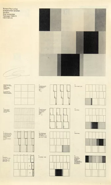 Press-Art — 17 Blätter: B. Vautier; A. Thomkins; A. Walker; A. Hofkunst; V. Loewensberg; H. Schuhmacher usw., 1972/73