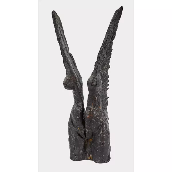 Weiblicher Torso mit Flügeln