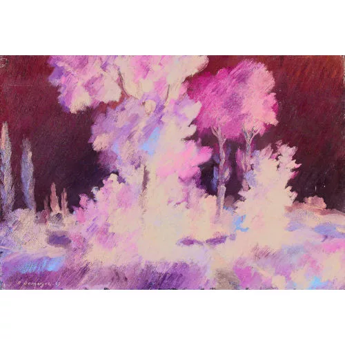 Raoul Domenjoz — Sommerliche Landschaft.