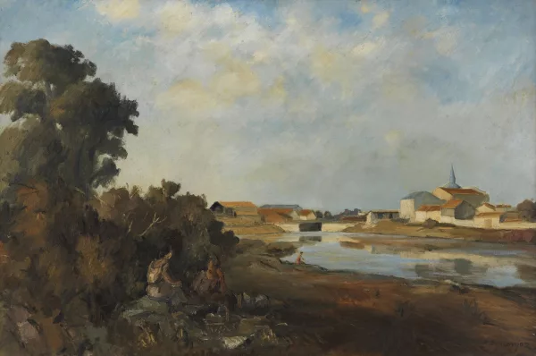 Raoul Domenjoz — Paysage animé