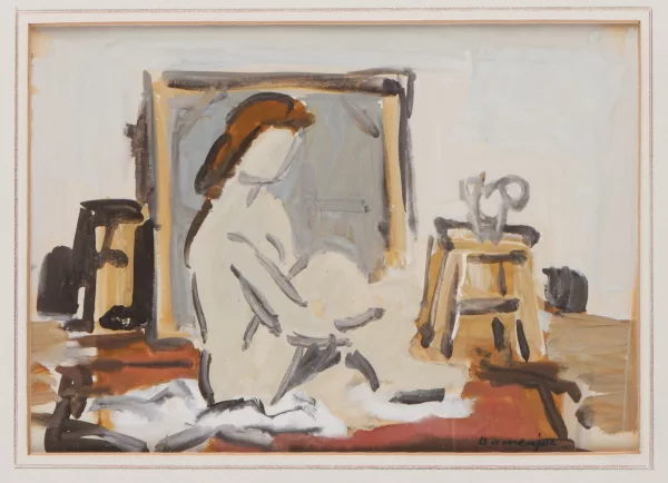 Raoul Domenjoz — Nu dans l'atelier