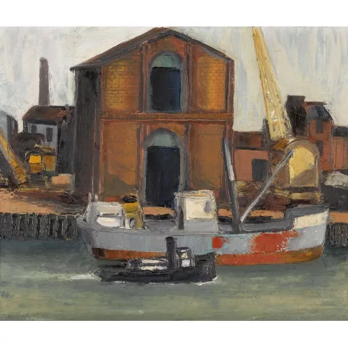 Raoul Domenjoz — "L′entrepôt sur la Tamise".