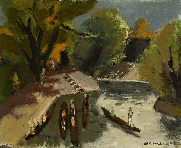 Flussszene