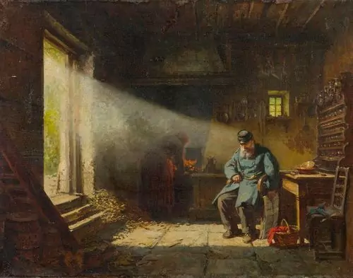 RAPHAEL RITZ — Postillon au repos. 1888. — Koller Auktionen