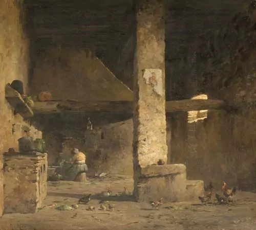RAPHAEL RITZ — Magd in der Küche. — Koller Auktionen