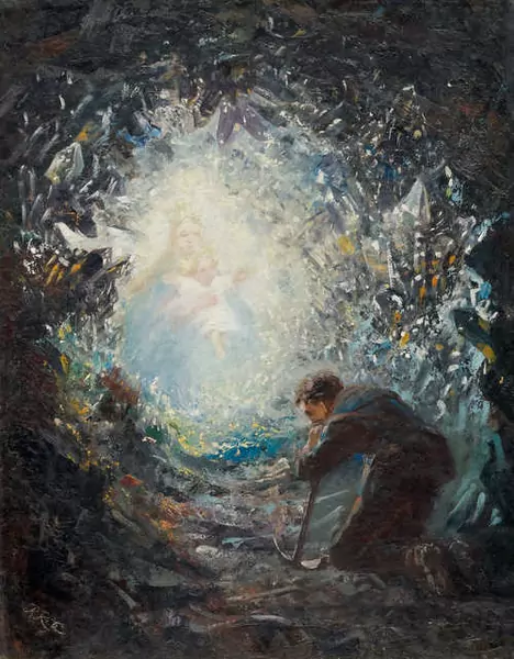 RAPHAEL RITZ — Erscheinung des Mineurs. 1887. — Koller Auktionen