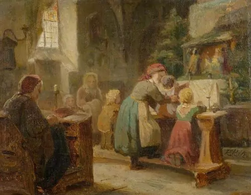 RAPHAEL RITZ — Zur Weihnachtszeit. — Koller Auktionen