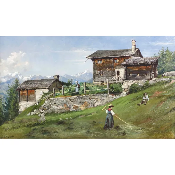Raphael Ritz — Chalet Dufour in Mayens de Sion.